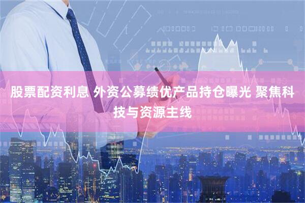 股票配资利息 外资公募绩优产品持仓曝光 聚焦科技与资源主线